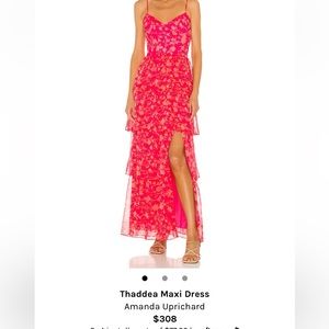Amanda Uprichard Tiered Maxi Dress